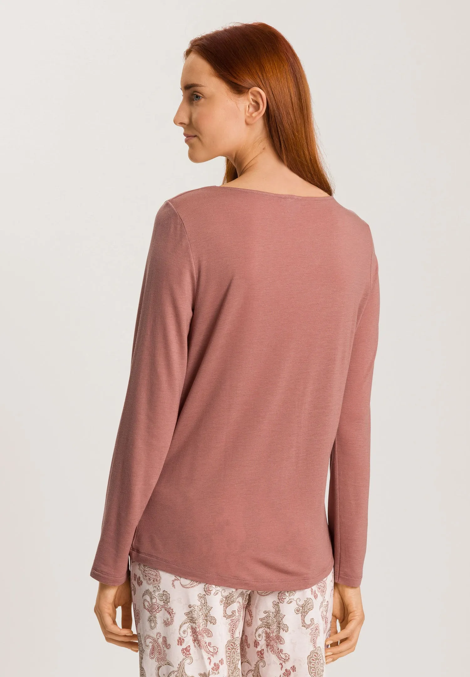 Natural Wear Relaxed Round Neck Top | Burlwood 78847-2348