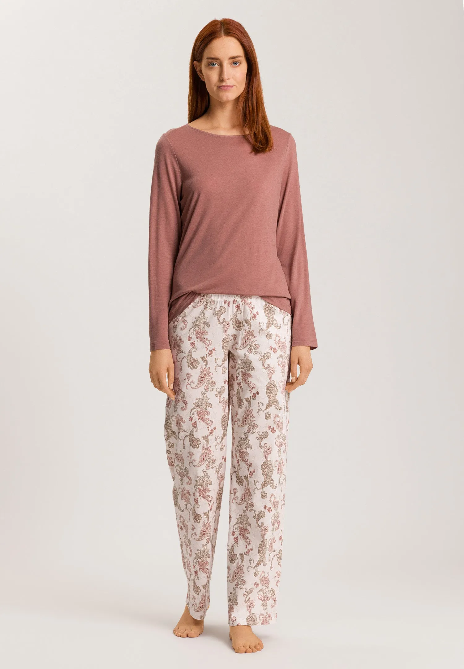 Natural Wear Relaxed Round Neck Top | Burlwood 78847-2348