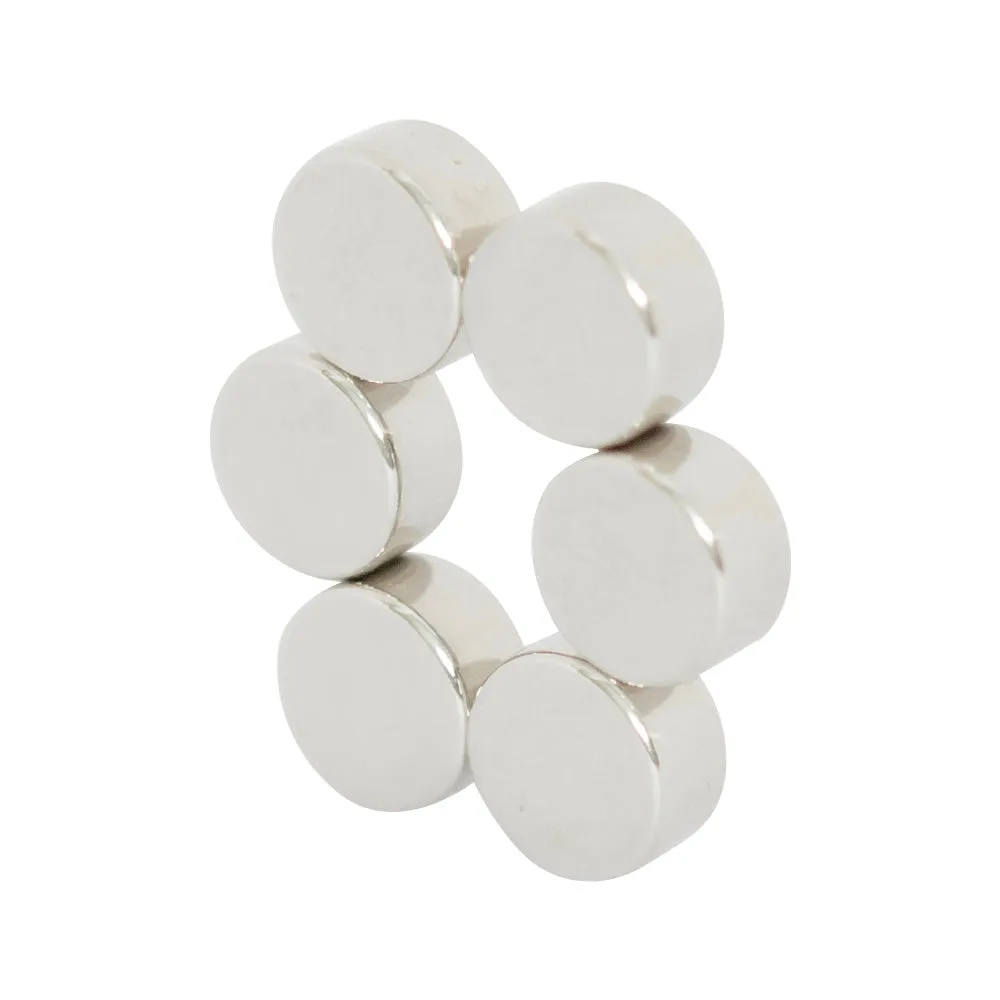 Neodymium Disc Magnet - 6mm x 3mm | N48H | High Temperature ≤120ºC | Diametrically Magnetised