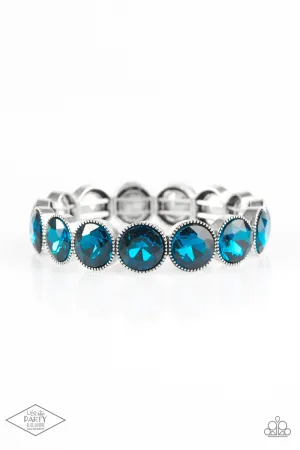 Number One Knockout - Blue Bracelet - Paparazzi Accessories