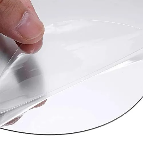 Oval Shape Adhesive Mirror Sticker for Wall on Tiles Bathroom Bedroom Living Room Basin Mirror Bathroom Wall Mirror Stickers Unbreakable Plastic Vanity Mirror, Dressing Table Makeup Mirror (B22)