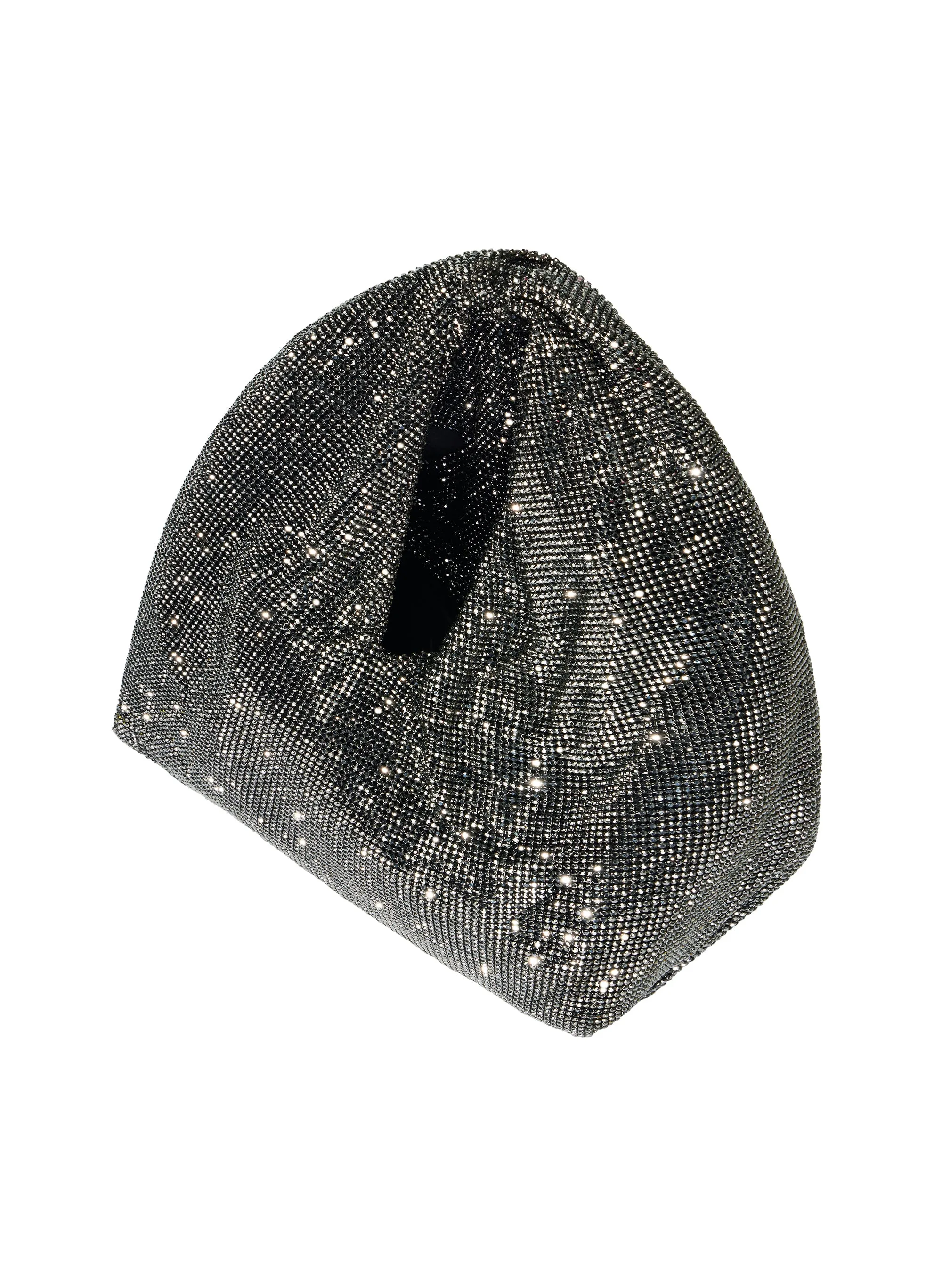 Paige Rhinestone Chain Mesh Bag