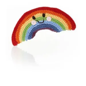 Pebble Friendly Rainbow Rattle