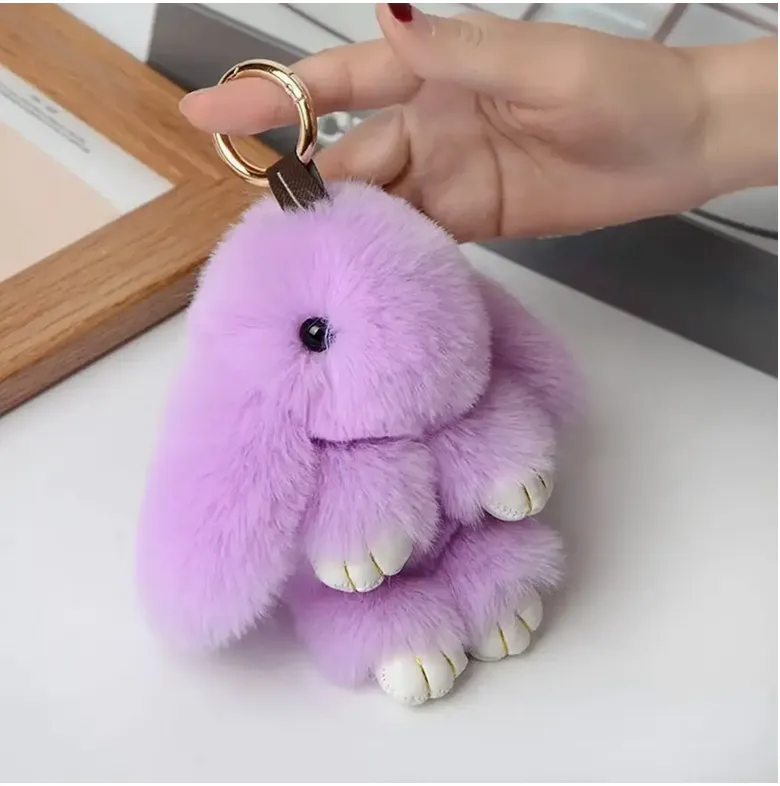 RABBIT PLUSH KEY CHAIN