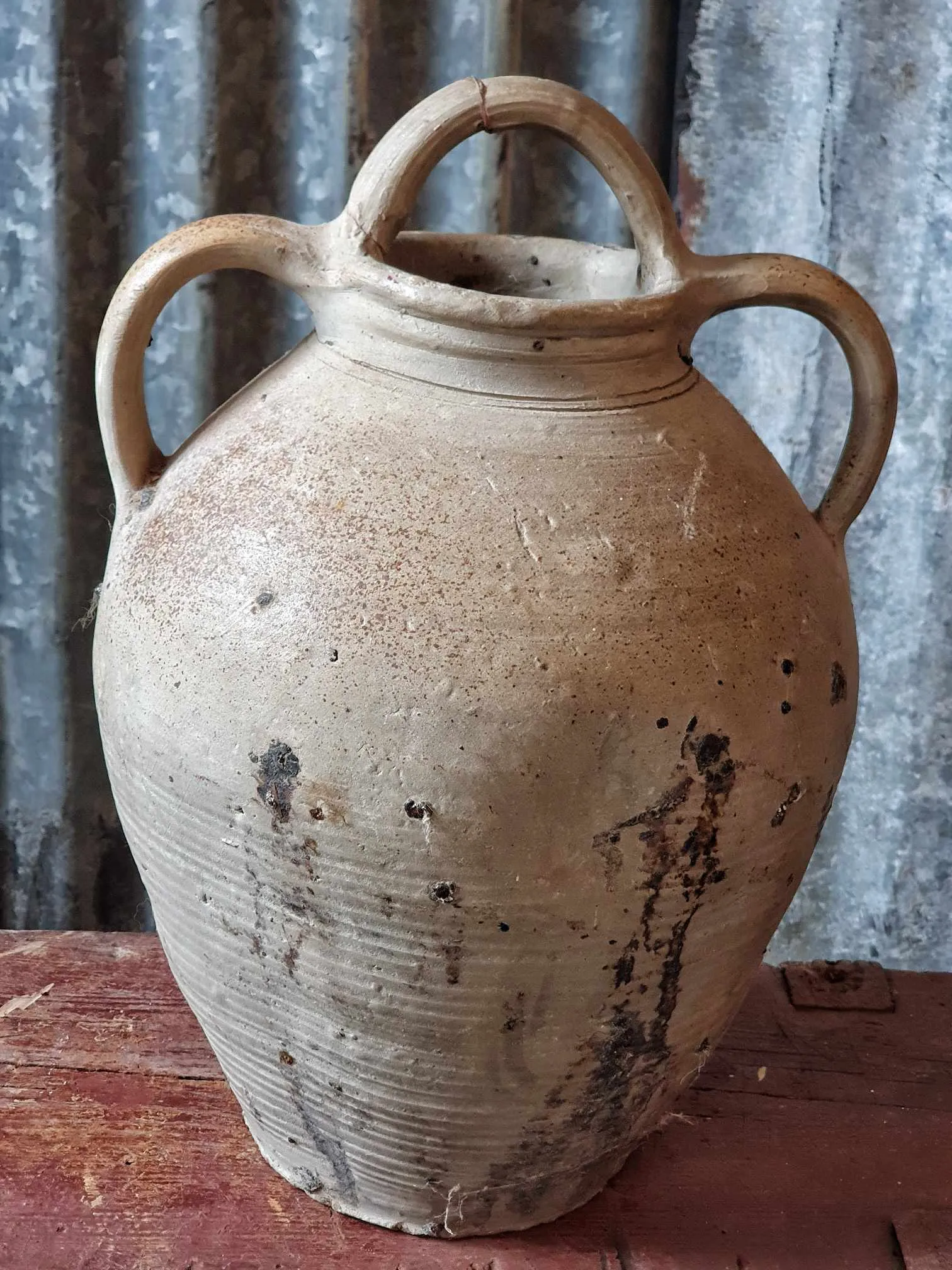 Rare Antique French 19th Century Cruche from Agen