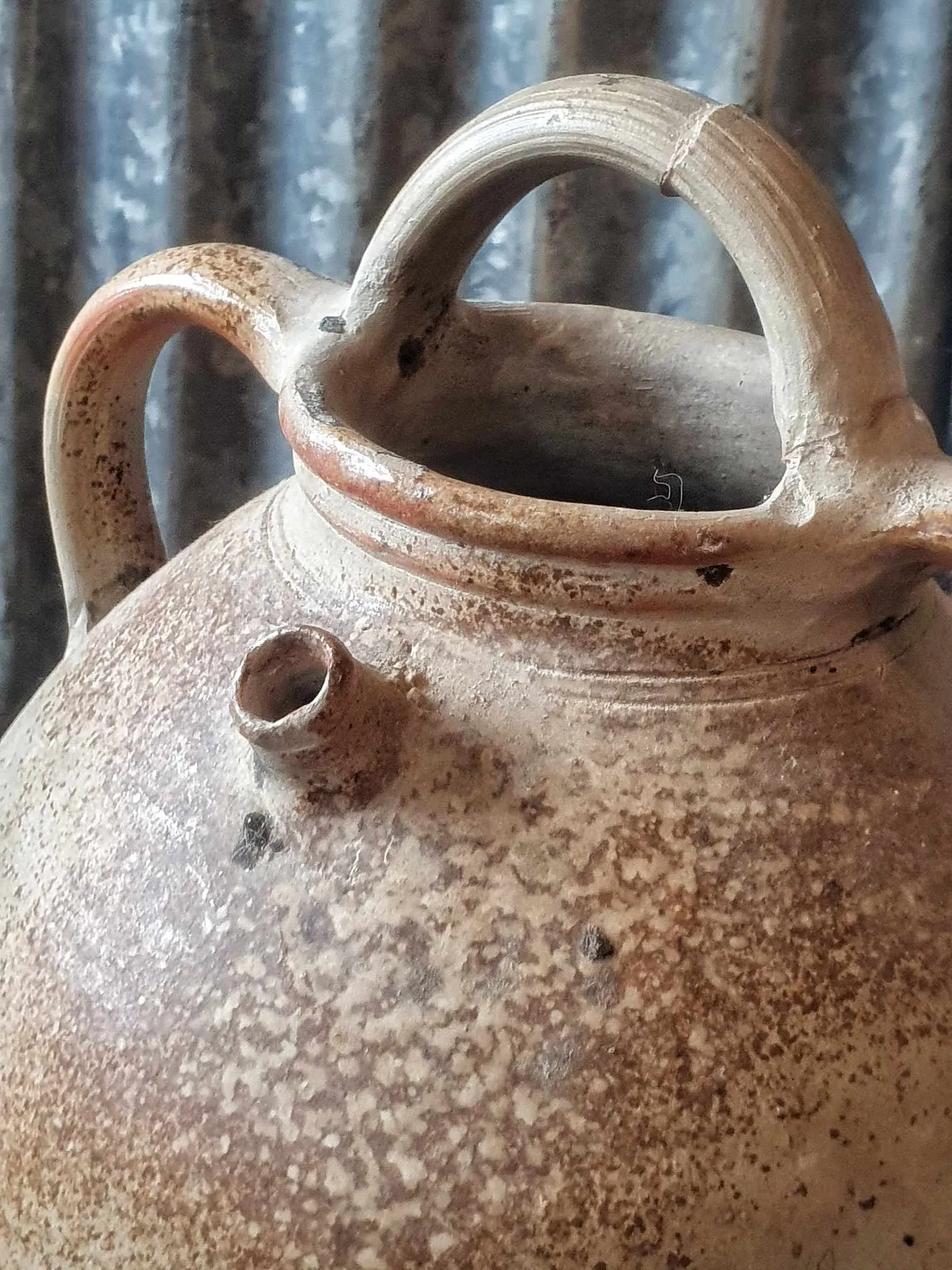 Rare Antique French 19th Century Cruche from Agen
