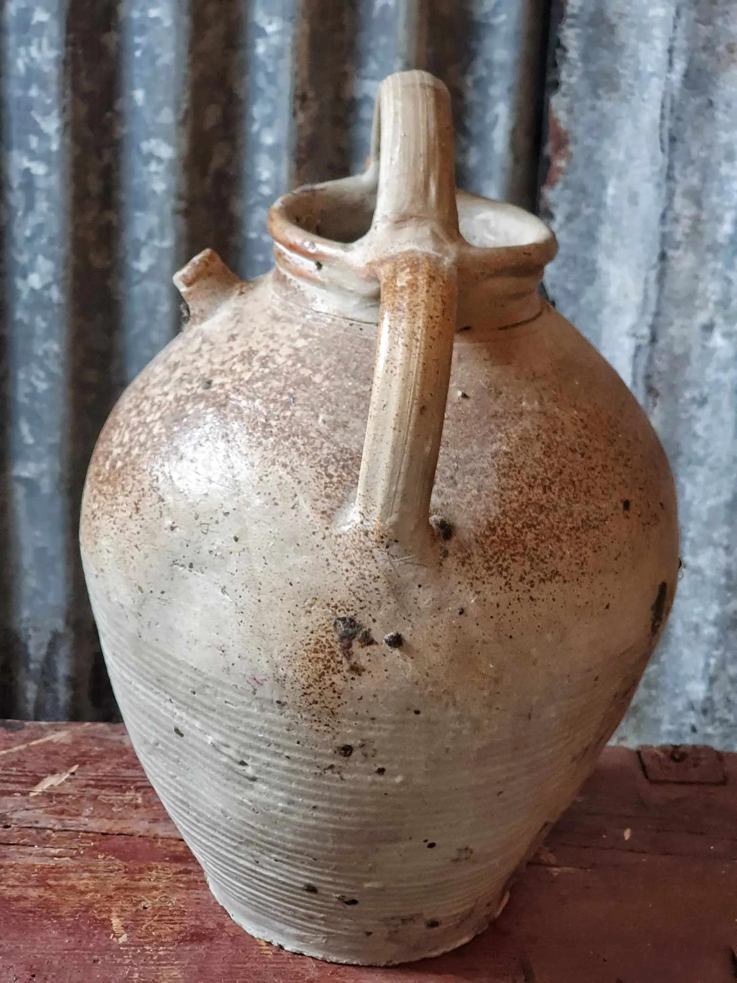 Rare Antique French 19th Century Cruche from Agen