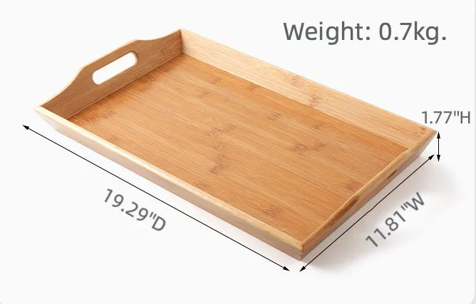 Rectangular Bamboo Tray