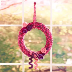 Red Heart Knit Glamorous Mom Wreath