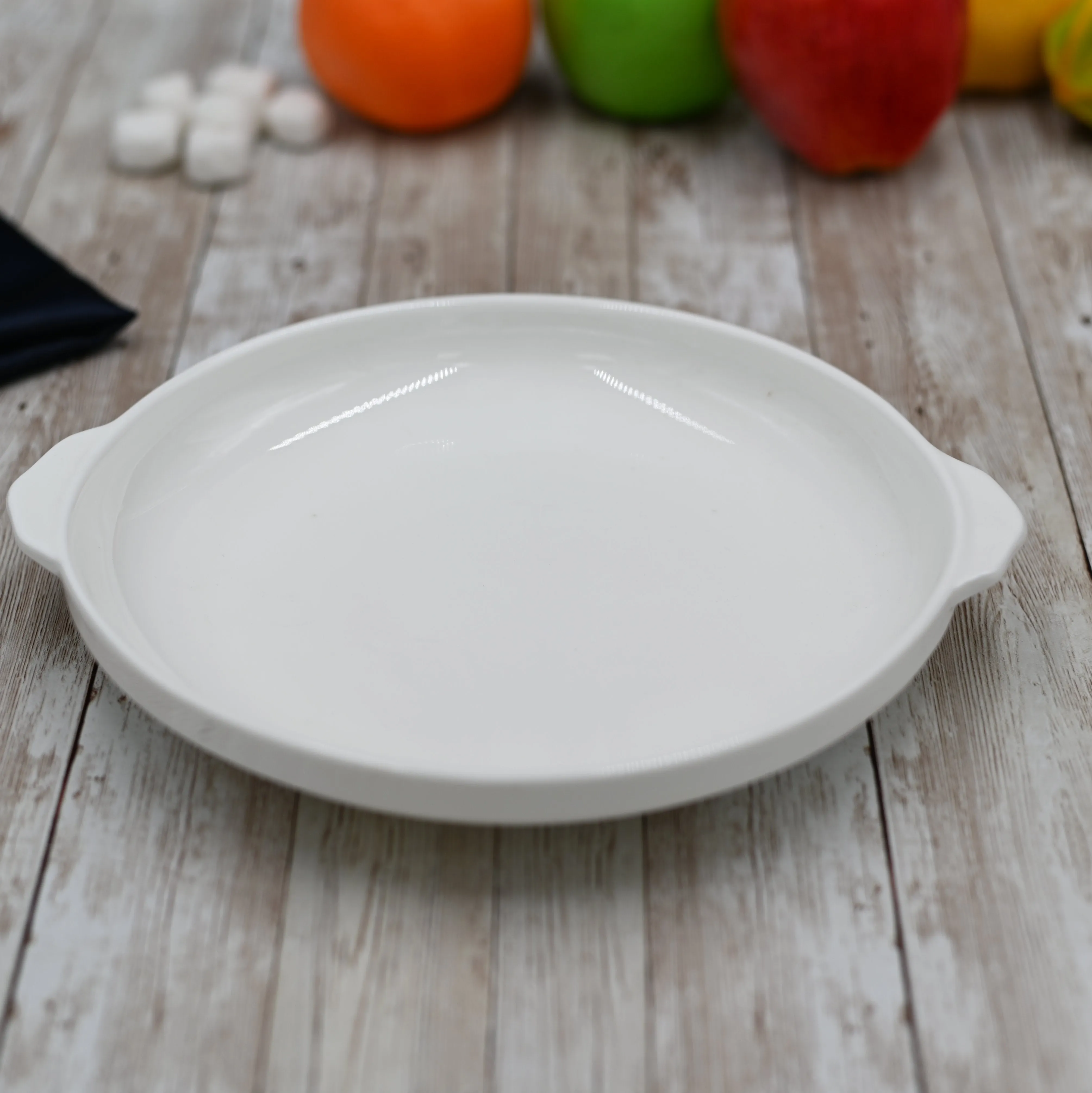 Set Of 4 White Baking Dish 10" inch | 25.5 Cm