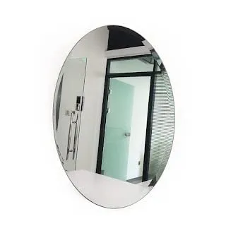 SIDDHU HUB Flexible Mirror Sheets Self-Adhesive Plastic Mirror Tiles Non-Glass Mirror Stickers for Home Decoration