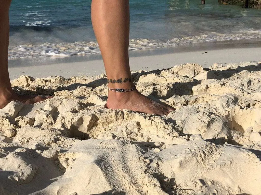 Slut Bracelet or small anklet in Stainless Steel with gift bag included