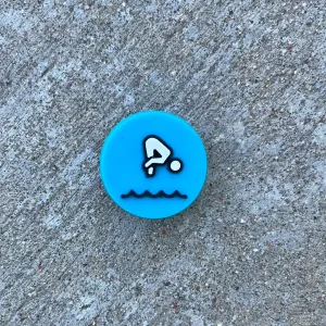 Springboard Diving Charm for Croc Shoes