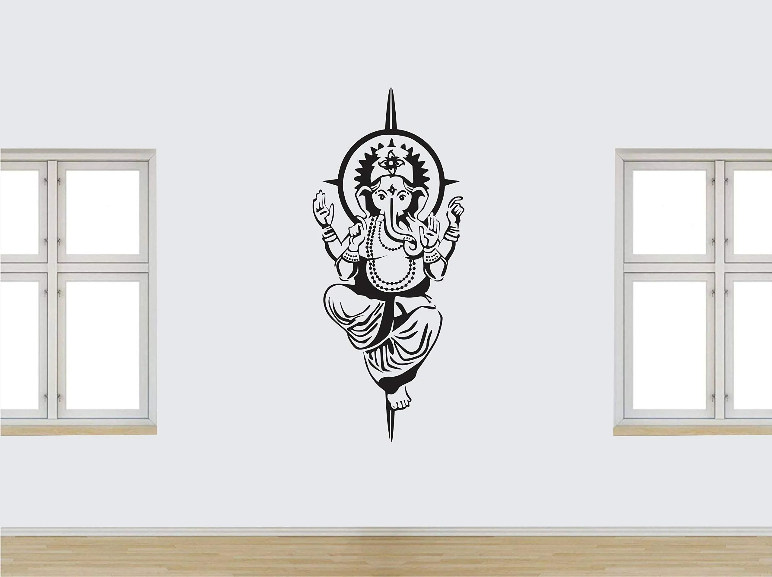 Sticker Hub Lord Ganesha Wall Sticker 92cm X 40cm AS261