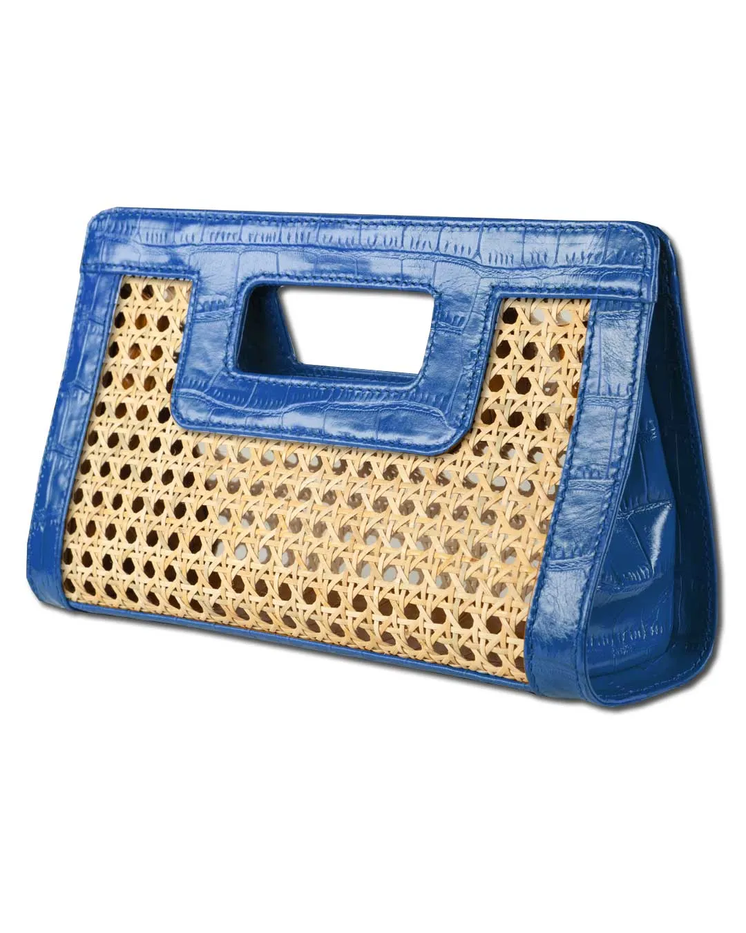 SUGAR CANE CLUTCH | BRIGHT BLUE