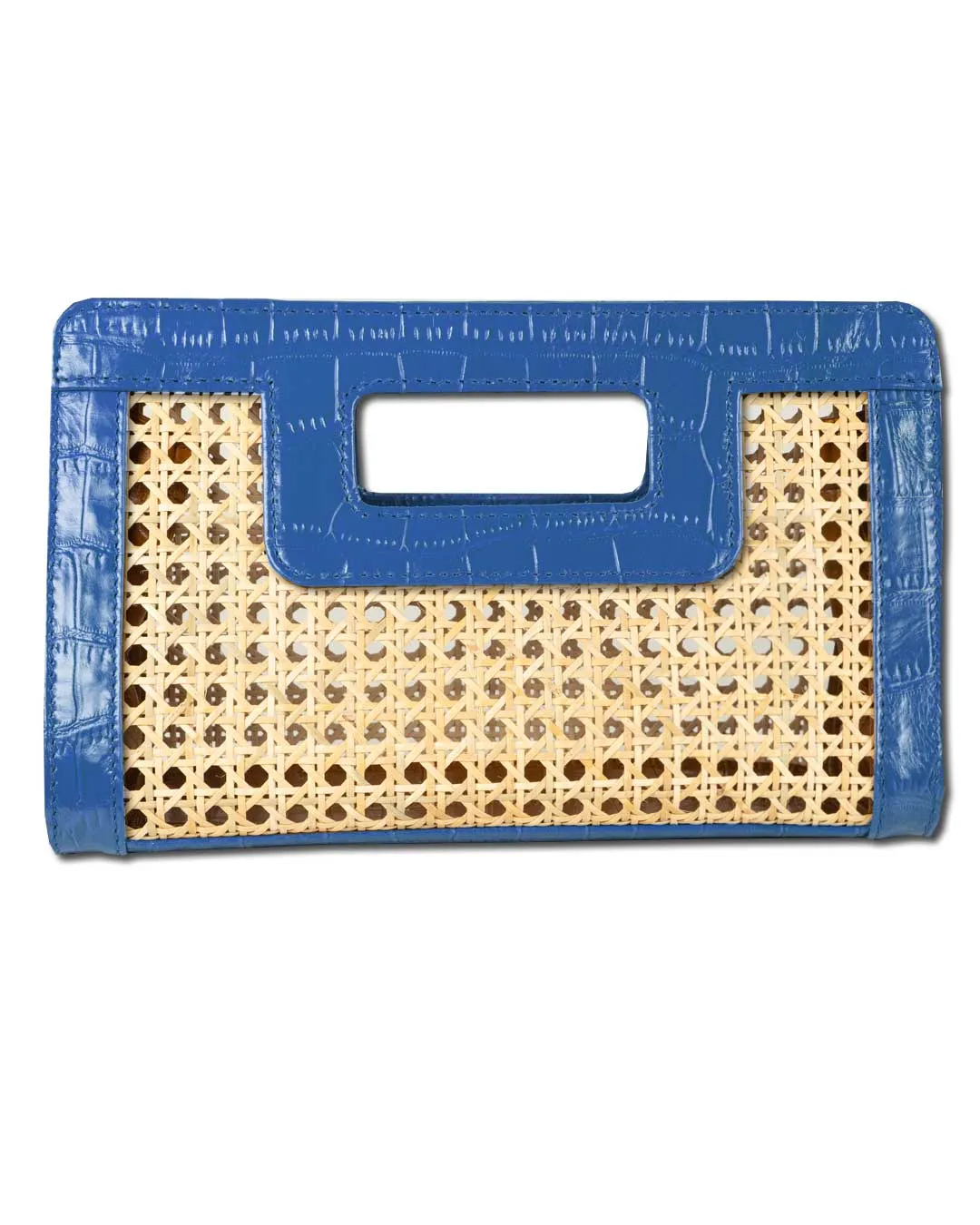 SUGAR CANE CLUTCH | BRIGHT BLUE