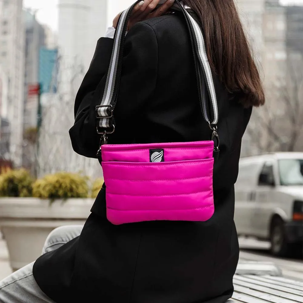 Think Royln Bum Bag Crossbody in Fuchsia Noir
