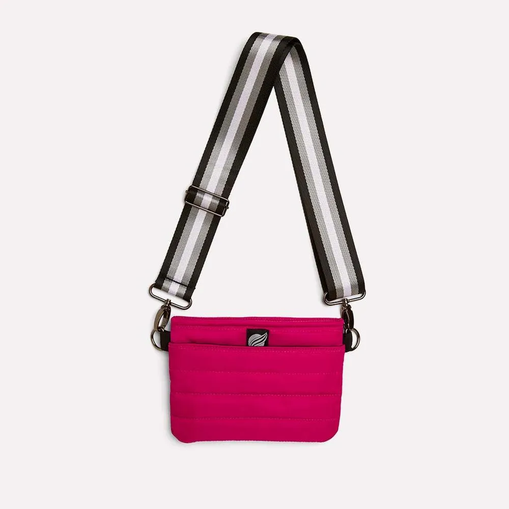 Think Royln Bum Bag Crossbody in Fuchsia Noir