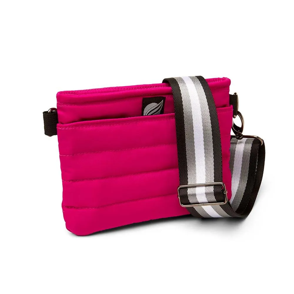 Think Royln Bum Bag Crossbody in Fuchsia Noir