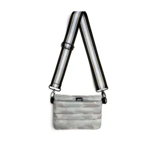 Think Royln Bum Bag Crossbody in Neutral Camo