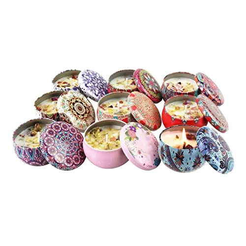TOG Scented Candles Gift Soy Wax Tin Candles Gift for Women Freesia flavourHome & Garden | Home Decor | Other Home Decor