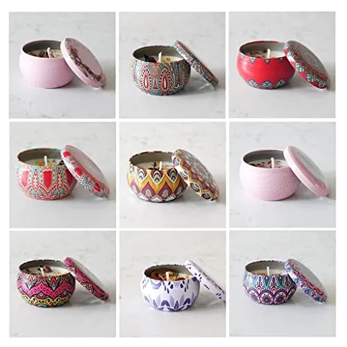 TOG Scented Candles Gift Soy Wax Tin Candles Gift for Women Freesia flavourHome & Garden | Home Decor | Other Home Decor