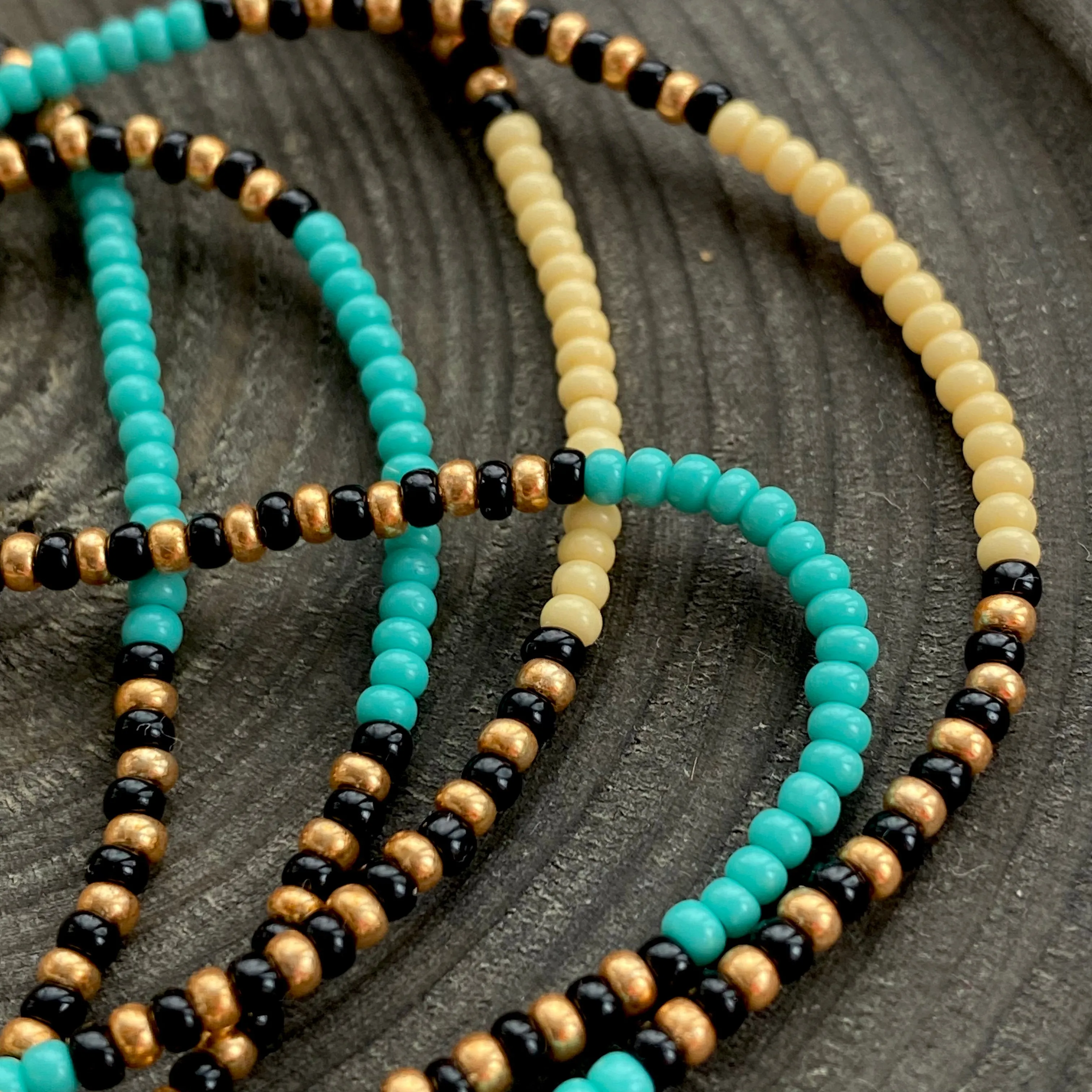 Turquoise Ivory Seed Bead Glasses chain, Boho Hippie Eyeglass chain, Cute Teacher lanyard, Sunglasses Strap cord, Dainty Face Mask chain