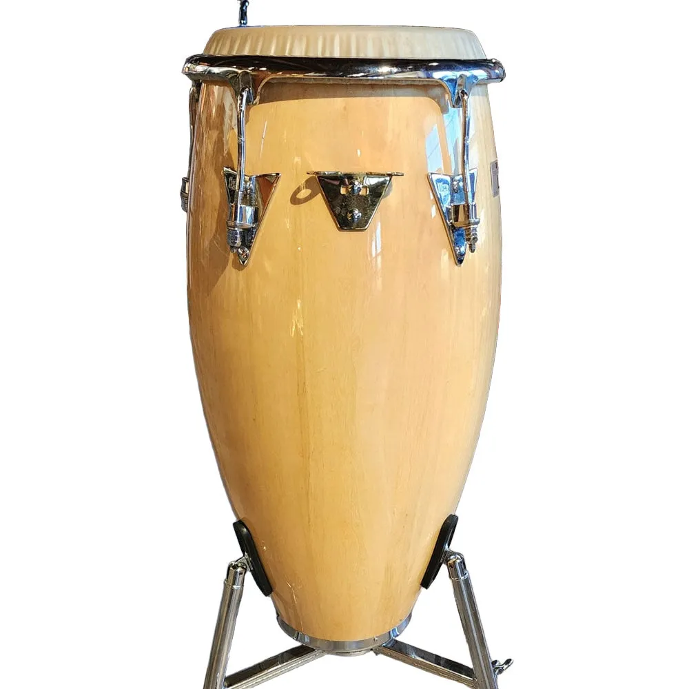 Used LP Classic Conga Drum w/ Bag & LP Super Conga Stand - Good