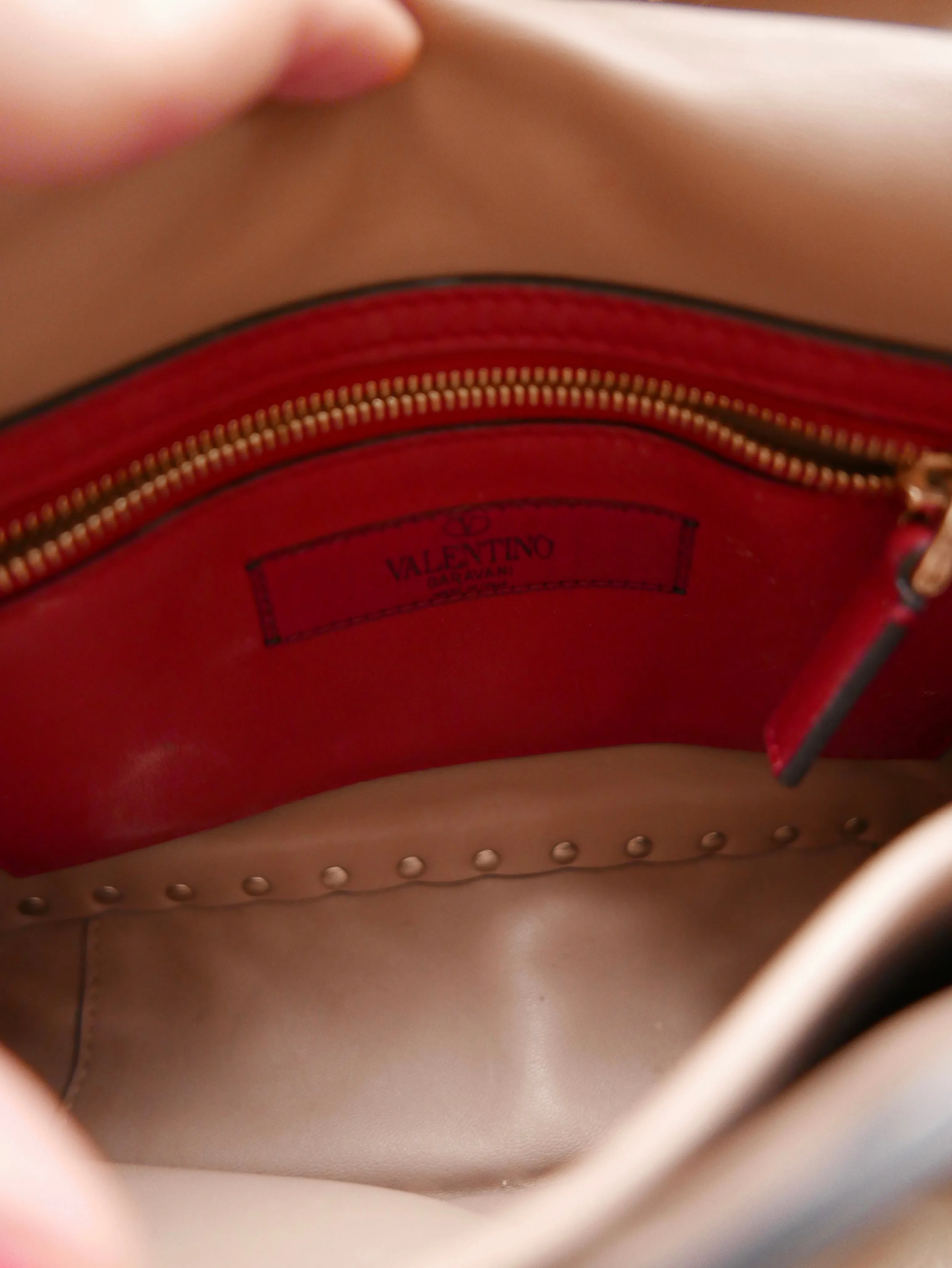 VALENTINO rockstud spike bag