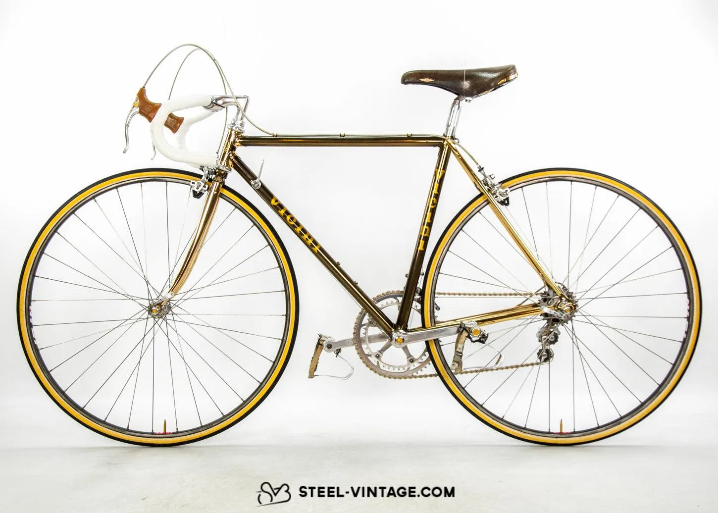 Vicini Oro Anniversary Gold Plated Bicycle Campagnolo 50th Anniversary