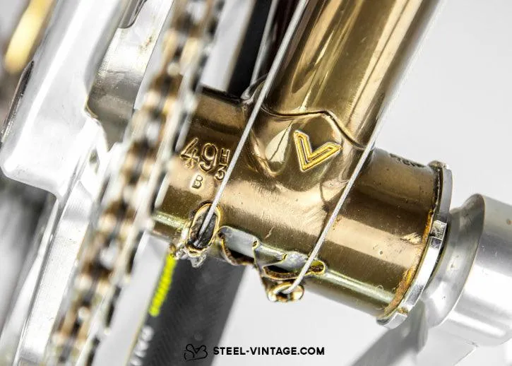 Vicini Oro Anniversary Gold Plated Bicycle Campagnolo 50th Anniversary