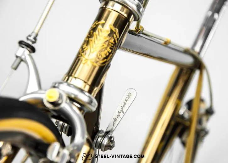 Vicini Oro Anniversary Gold Plated Bicycle Campagnolo 50th Anniversary