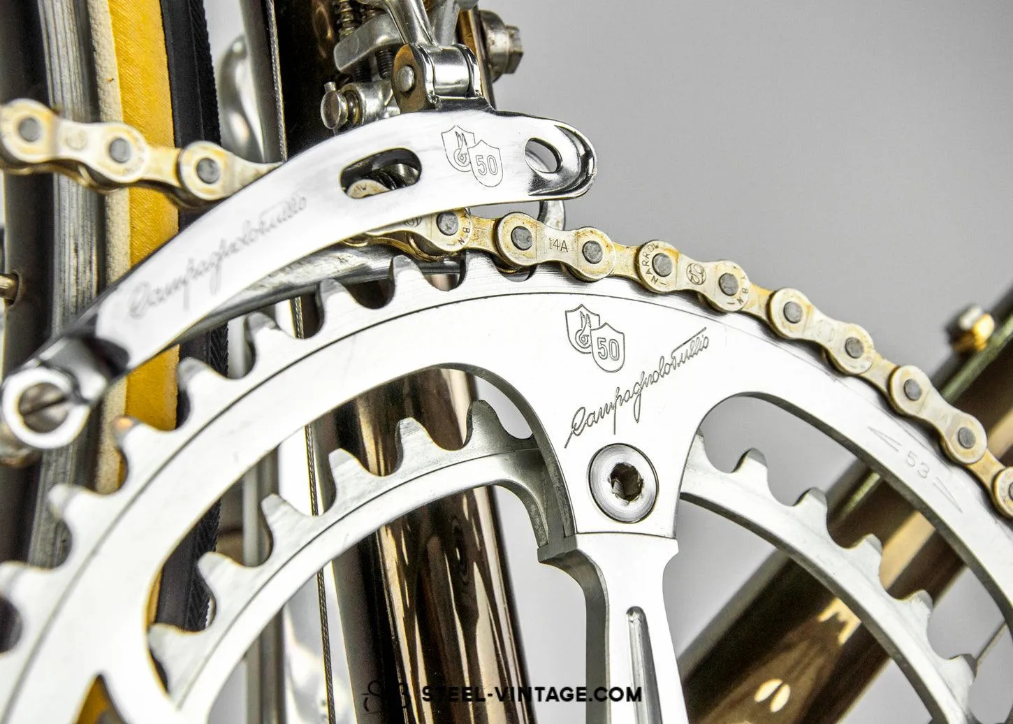 Vicini Oro Anniversary Gold Plated Bicycle Campagnolo 50th Anniversary