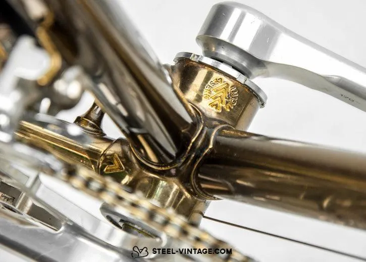 Vicini Oro Anniversary Gold Plated Bicycle Campagnolo 50th Anniversary