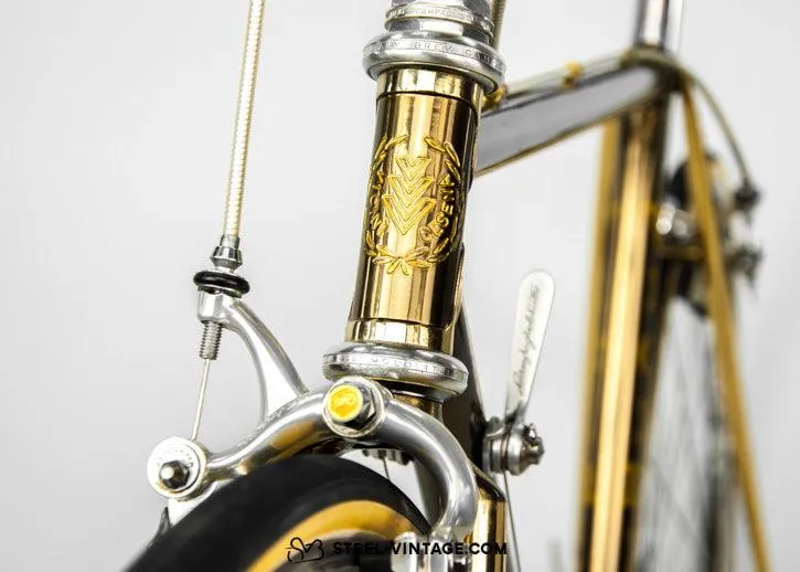 Vicini Oro Anniversary Gold Plated Bicycle Campagnolo 50th Anniversary