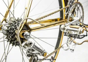 Vicini Oro Anniversary Gold Plated Bicycle Campagnolo 50th Anniversary