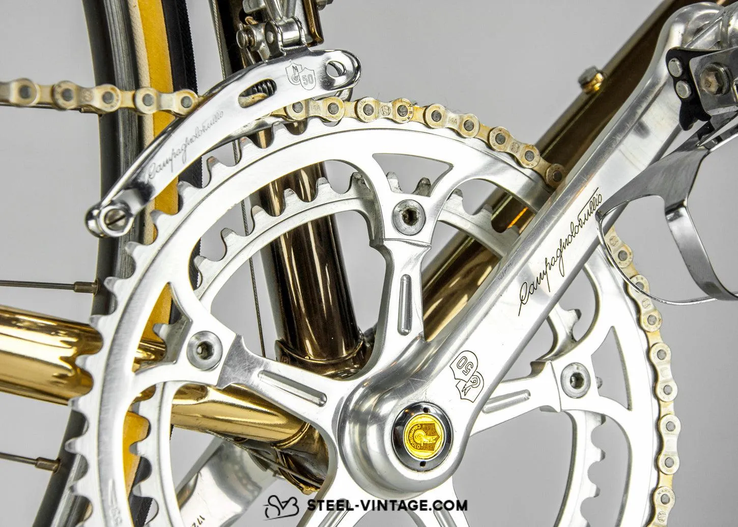 Vicini Oro Anniversary Gold Plated Bicycle Campagnolo 50th Anniversary
