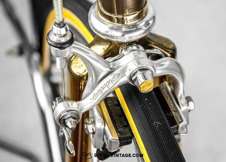 Vicini Oro Anniversary Gold Plated Bicycle Campagnolo 50th Anniversary