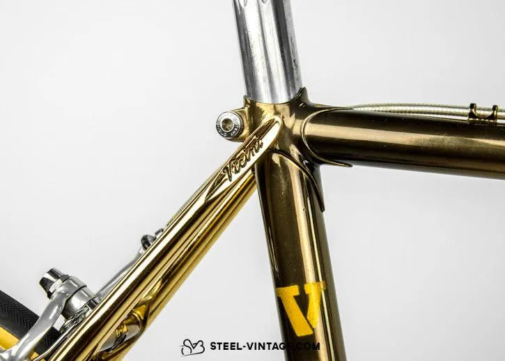 Vicini Oro Anniversary Gold Plated Bicycle Campagnolo 50th Anniversary