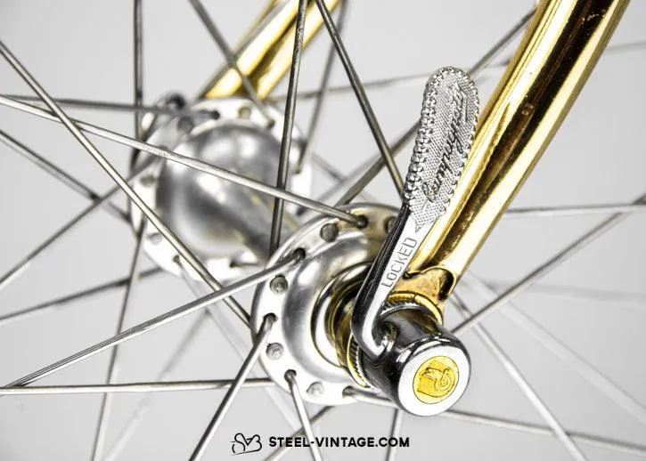 Vicini Oro Anniversary Gold Plated Bicycle Campagnolo 50th Anniversary