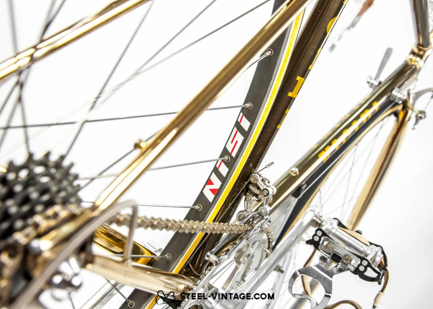 Vicini Oro Anniversary Gold Plated Bicycle Campagnolo 50th Anniversary