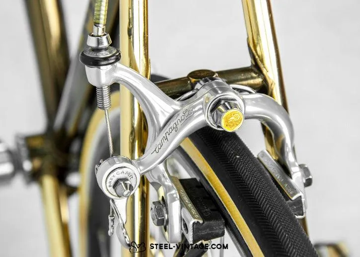 Vicini Oro Anniversary Gold Plated Bicycle Campagnolo 50th Anniversary