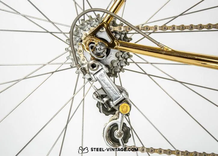 Vicini Oro Anniversary Gold Plated Bicycle Campagnolo 50th Anniversary