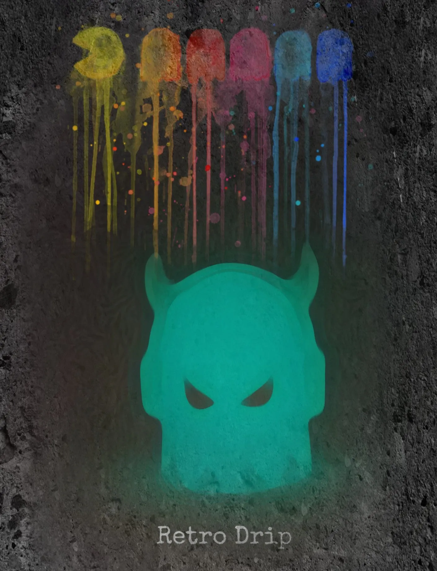 Viking Ghoulz Retro Drip Glow In The Dark Resin Figure Limited Edition of 20