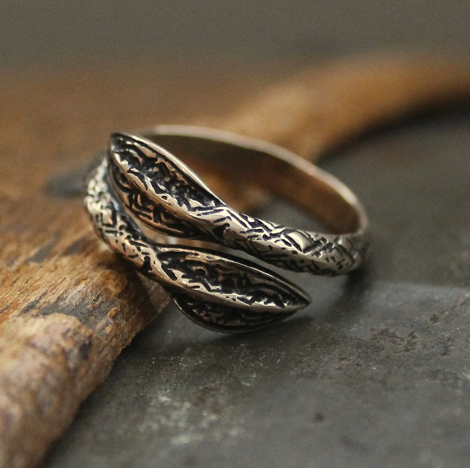 Viking Spearhead Ring Sterling Silver