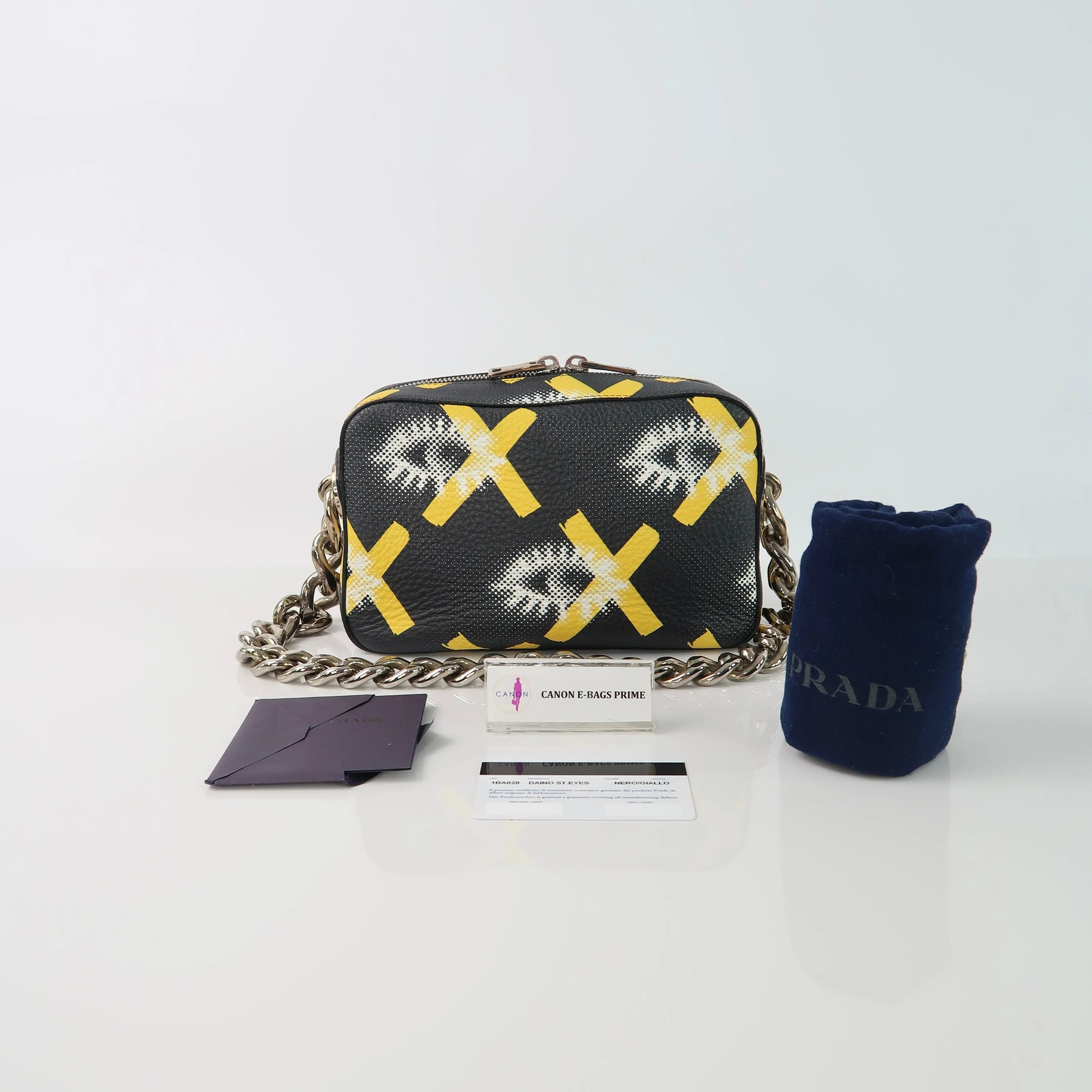 Vitello Daino Eye Inside Shoulder Bag