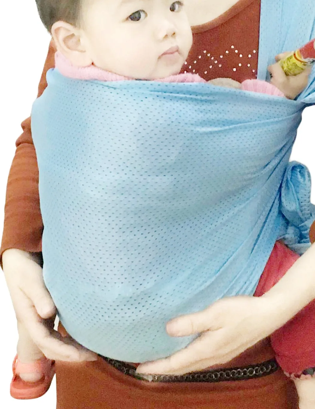 Vlokup Baby Wrap Water Sling Carrier Lake Blue