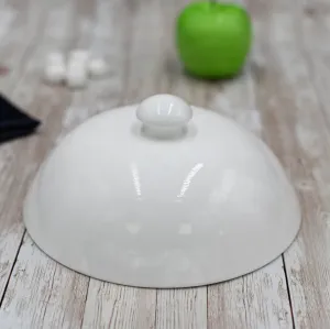 White Lid For Main Course 7" inch | 17.5 Cm