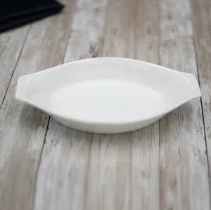 White Oval Casserole Baking Dish 8" inch | 20 Cm
