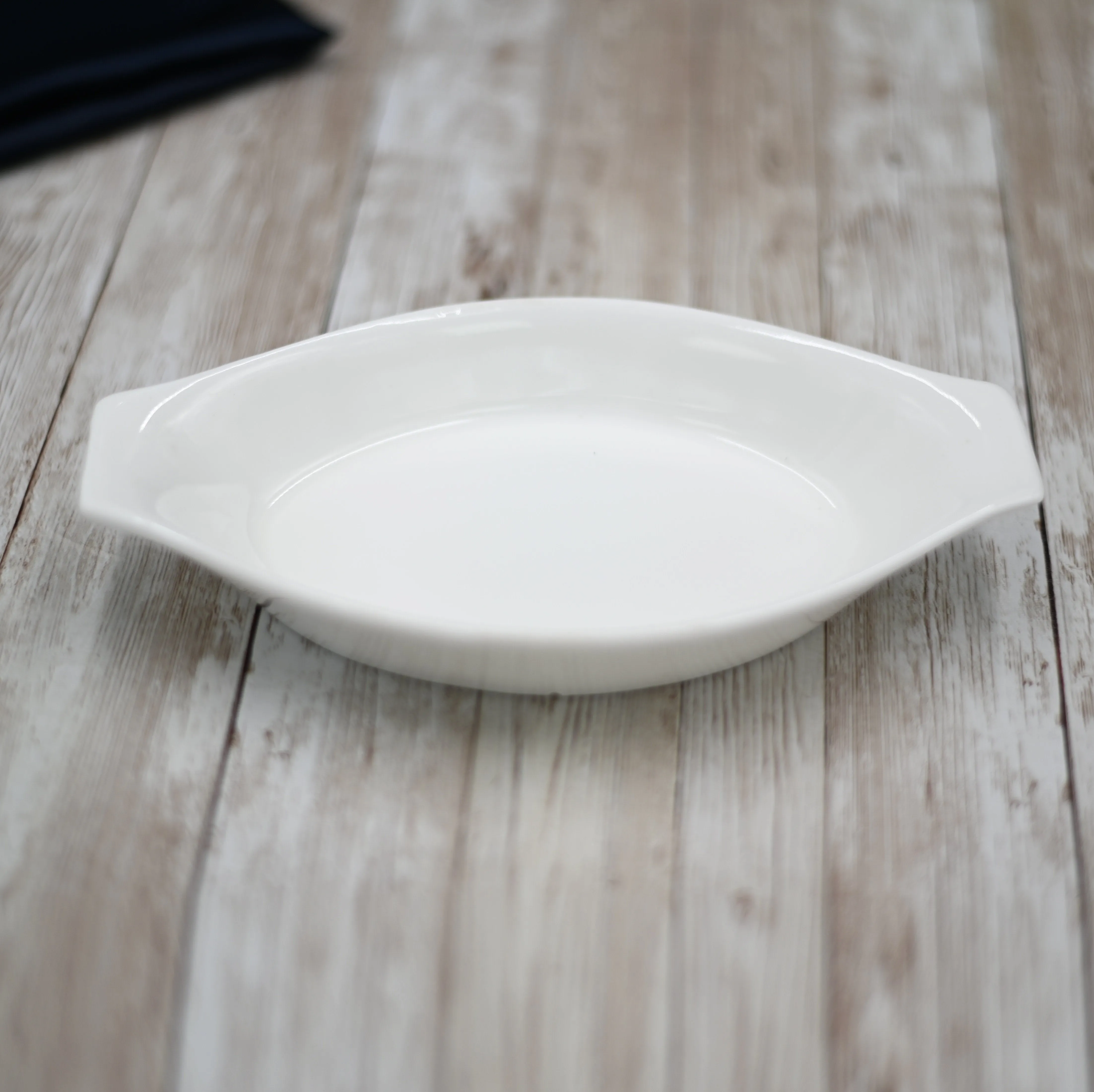 White Oval Casserole Baking Dish 8" inch | 20 Cm